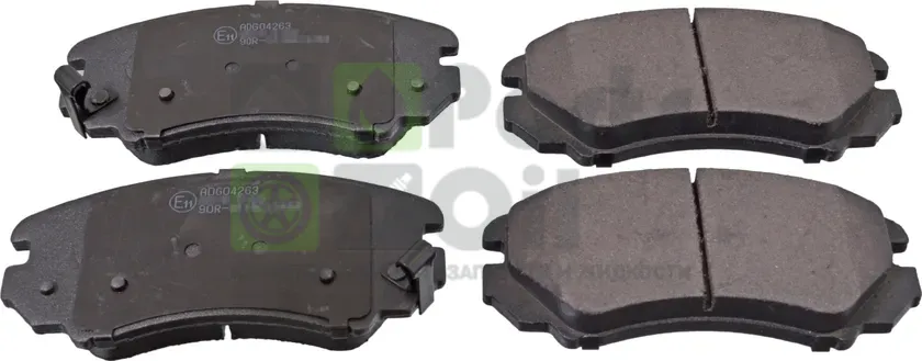 Тормозные колодки Blue Print передние для Hyundai Sonata V NF 2005-2005. Артикул ADG04263