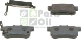 Тормозные колодки Bosch Low-Metallic задние для Honda Civic VI 1997-2001. Артикул 0 986 461 006