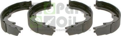 Тормозные колодки стояночная тормозная система Bosch задние для Subaru Outback IV 2009-2015. Артикул 0 986 487 739
