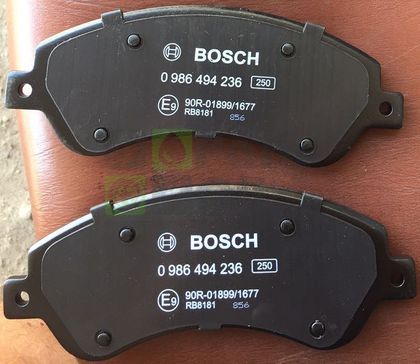 Тормозные колодки Bosch Low-Metallic передние для Ford Transit VII 2006-2013. Артикул 0 986 494 236