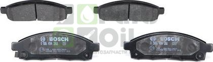 Тормозные колодки Bosch Low-Metallic передние для Mitsubishi L200 V 2015-2024. Артикул 0 986 494 268