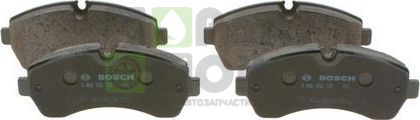Тормозные колодки Bosch Low-Metallic передние для Volkswagen Crafter I 2006-2016. Артикул 0 986 495 107