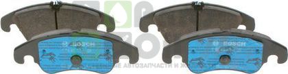 Тормозные колодки Bosch Low-Metallic передние для Audi A6 IV C7 2010-2018. Артикул 0 986 495 110