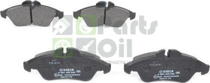 Тормозные колодки Bosch Low-Metallic передние для Mercedes-Benz Sprinter 904 1995-2006. Артикул 0 986 495 245
