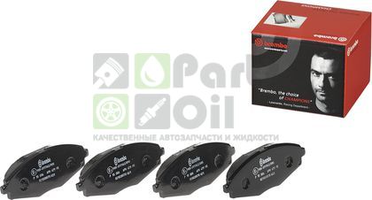 Тормозные колодки Brembo передние для Daewoo Lanos 1997-2008. Артикул P 15 006