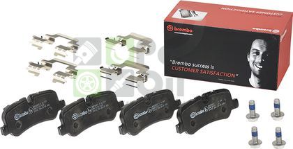Тормозные колодки Brembo задние для Land Rover Range Rover Sport I 2006-2013. Артикул P 44 019
