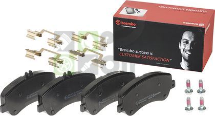 Тормозные колодки Brembo передние для Mercedes-Benz GLK-Класс I X204 2008-2015. Артикул P 50 086