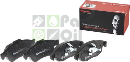 Тормозные колодки Brembo передние для Citroen C4 Picasso I 2007-2013. Артикул P 61 083
