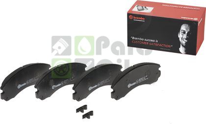Тормозные колодки Brembo передние для Mitsubishi Delica IV 1996-2000. Артикул P 61 089