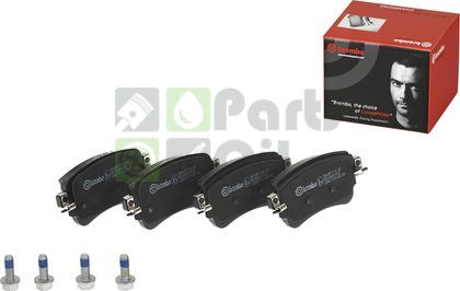 Тормозные колодки Brembo задние для Toyota ProAce II 2016-2024. Артикул P 61 133