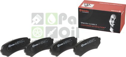 Тормозные колодки Brembo задние для Toyota Land Cruiser 100 1998-2007. Артикул P 83 049