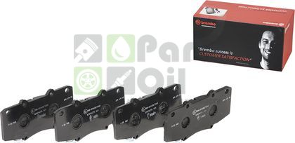 Тормозные колодки Brembo передние для Toyota Hilux VII 2005-2015. Артикул P 83 140