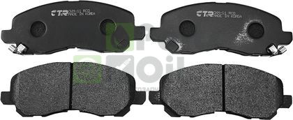 Тормозные колодки CTR передние для Mitsubishi Lancer X 2008-2017. Артикул GK0579