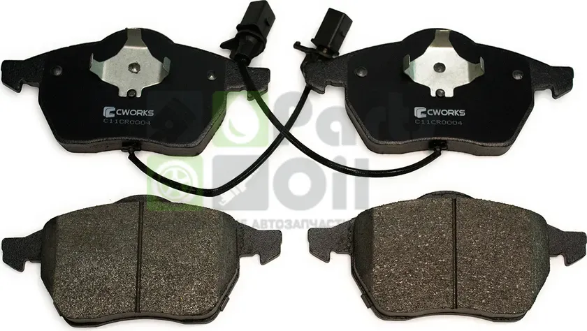 Тормозные колодки Cworks передние для Audi A4 I B5 1994-2001. Артикул C11CR0004