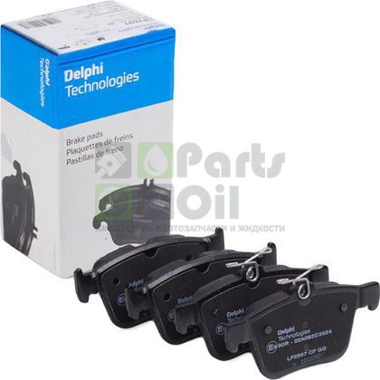 Тормозные колодки Delphi Low-Metallic задние для SEAT Tarraco I 2018-2024. Артикул LP2697