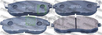 Тормозные колодки Febest передние для Nissan Maxima A33 2000-2003. Артикул 0201-J31F