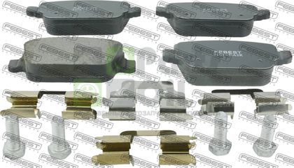 Тормозные колодки Febest задние для Ford S-MAX I 2006-2014. Артикул 2101-CA2R