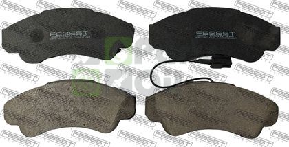 Тормозные колодки Febest передние для Peugeot Boxer II 230 1994-2002. Артикул 2801-DUCIIF