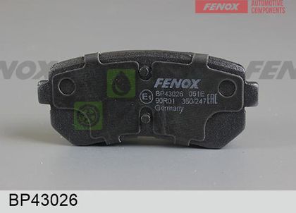 Тормозные колодки Fenox задние для Hyundai ix35 I 2009-2015. Артикул BP43026