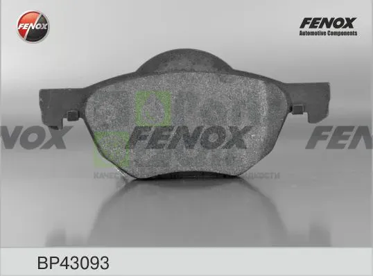 Тормозные колодки Fenox передние для Honda Accord VII 2003-2008. Артикул BP43093
