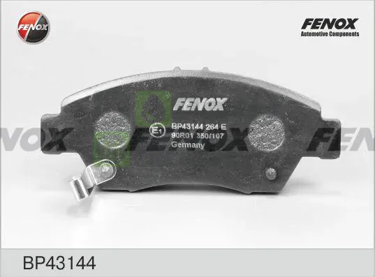 Тормозные колодки Fenox передние для Honda CR-X III 1992-1998. Артикул BP43144
