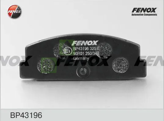 Тормозные колодки Fenox задние для Mazda 323 IV BG 1989-1996. Артикул BP43196