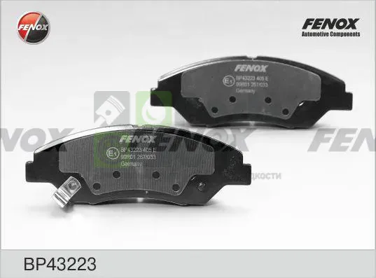 Тормозные колодки Fenox передние для Kia Sportage I 1994-2003. Артикул BP43223