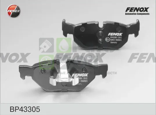 Тормозные колодки Fenox задние для BMW 1 I E82E88 2007-2013. Артикул BP43305