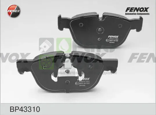 Тормозные колодки Fenox передние для BMW X6 I E71 2008-2014. Артикул BP43310