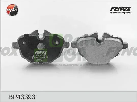 Тормозные колодки Fenox задние для BMW Z4 II E89 2009-2016. Артикул BP43393