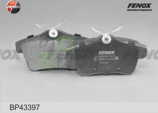 Тормозные колодки Fenox задние для Peugeot 508 I 2010-2018. Артикул BP43397
