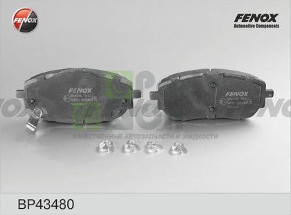 Тормозные колодки Fenox передние для Toyota Corolla E170, E180 2013-2019. Артикул BP43480