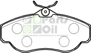 Тормозные колодки HSB передние для Land Rover Range Rover II 1994-2002. Артикул HP8218