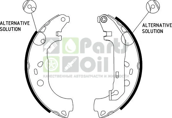 Тормозные колодки Hella задние для Ford Focus II 2004-2012. Артикул 8DB 355 002-921