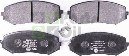 Тормозные колодки Hella передние для Suzuki Grand Vitara III 2005-2015. Артикул 8DB 355 012-351