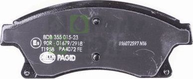 Тормозные колодки Hella передние для Opel Astra H 2013-2014. Артикул 8DB 355 015-231