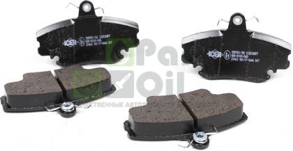 Тормозные колодки Icer передние для Renault Logan II 2007-2024. Артикул 180993-700