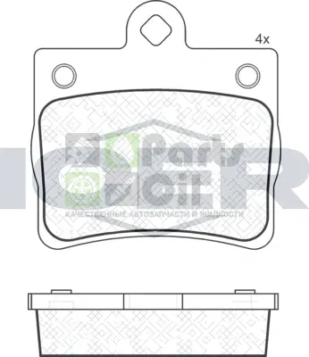 Тормозные колодки Icer задние для Mercedes-Benz C-Класс I W202 1997-2000. Артикул 181310