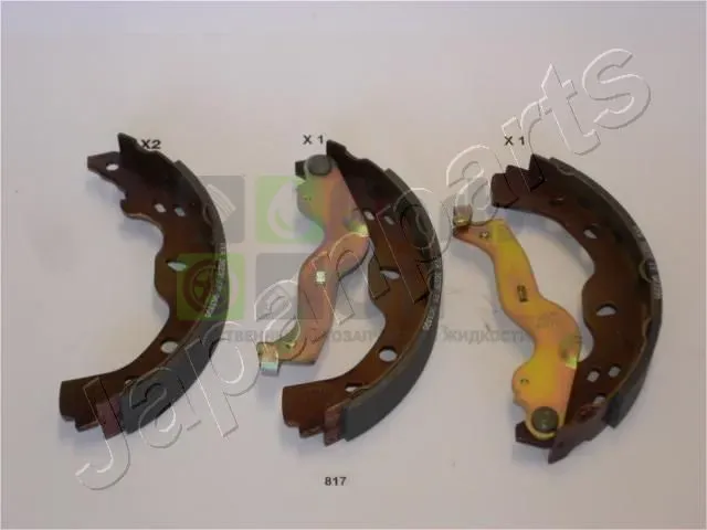 Тормозные колодки Japanparts задние для Fiat Sedici 2006-2014. Артикул GF-817AF