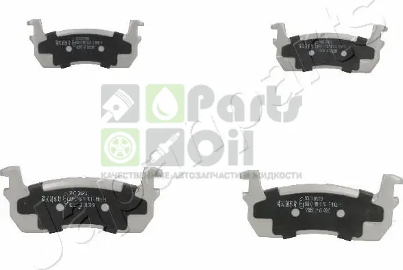 Тормозные колодки Japanparts передние для Nissan Micra K10 1982-1992. Артикул PA-103AF