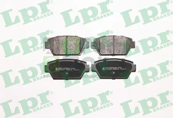 Тормозные колодки LPR задние для Mitsubishi Eclipse I 1989-1995. Артикул 05P044