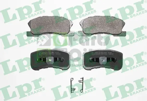 Тормозные колодки LPR передние для Daihatsu Sirion I M1 1998-2004. Артикул 05P1042