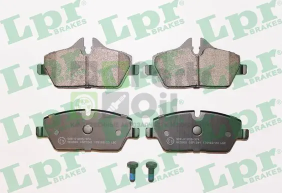 Тормозные колодки LPR передние для MINI Clubman I R55 2007-2014. Артикул 05P1241