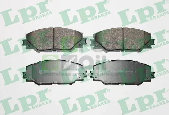 Тормозные колодки LPR передние для Toyota Auris I 2010-2012. Артикул 05P1282