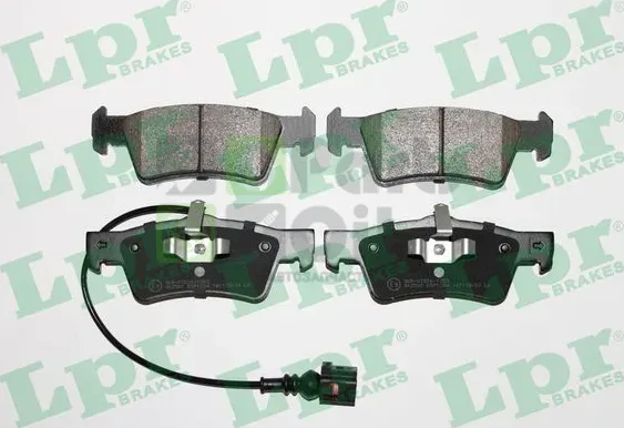 Тормозные колодки LPR задние для Volkswagen Touareg II 2010-2018. Артикул 05P1284