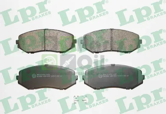 Тормозные колодки LPR передние для Suzuki Grand Vitara III 2005-2015. Артикул 05P1318
