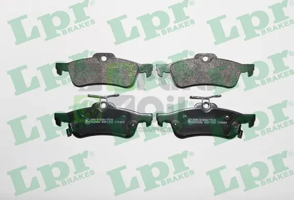 Тормозные колодки LPR задние для Toyota Yaris II 2005-2013. Артикул 05P1458