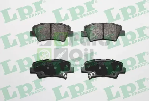 Тормозные колодки LPR задние для Kia Opirus I 2003-2011. Артикул 05P1558