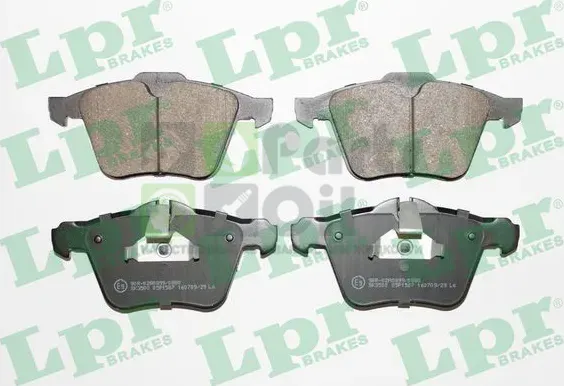 Тормозные колодки LPR передние для Jaguar XJ IV X351 2010-2024. Артикул 05P1587
