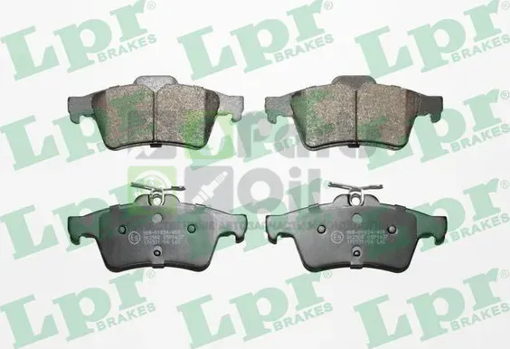 Тормозные колодки LPR задние для Peugeot 508 I 2010-2018. Артикул 05P1637